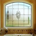 Austin Stained Glass Bathroom Windows