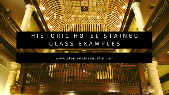 historic stained glass hotel austin