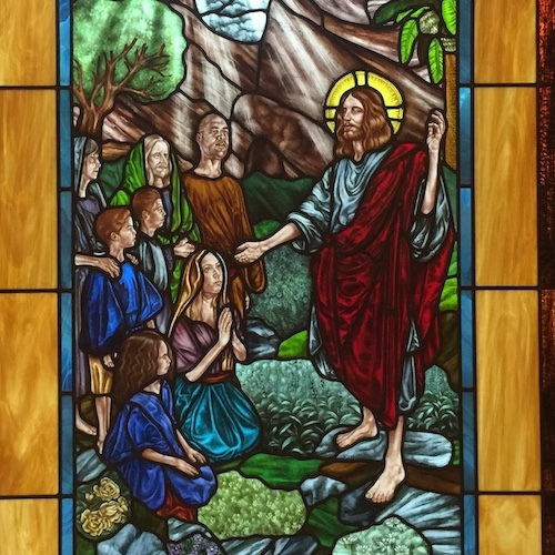 religious stained glass design austin